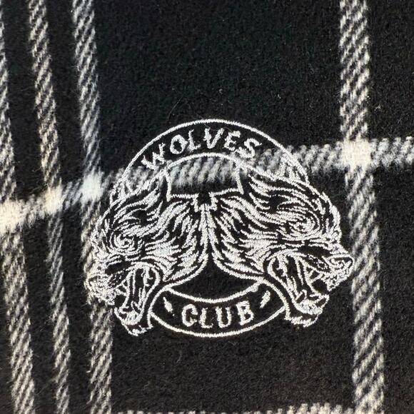 Darc Sport Wolves Club Limited Edition Plaid Bomber Jacket Men’s Size Medium - Picture 3 of 9